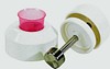 Mediq, tabletknuser, hvid morter m. metal stempel