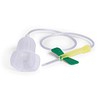BD Vacutainer, sommerfugl, grøn, Safety-lok, m/holder, 305mm sl., 21G x 3/4in, 0,8 mm x 19 mm