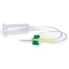 BD Vacutainer, sommerfugl, grøn, Safety-lok, m/holder, 305mm sl., 21G x 3/4in, 0,8 mm x 19 mm