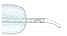 Rüsch Brillant, ballonkat, silikone, Tiemann 3ml, 31cm stilet, st, ch 8