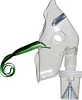 NebEasy forstøverkammer, med voksen maske, lang, 200 cm iltsl., DEHP- fri, 6 ml