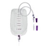 Qufora flerkammer urinpose, 50 cm just.slange, Q-flow aftap. +4cm, NRV, NW, st, 500 ml