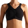 CareFix Post-Op Bra BH, Bianca velcrofrontlukning, sort, small