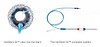 Micro-tech VAC GI stent, full covered, preloaded OTW, m svamp, Ø: 14mm L: 1000 mm