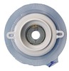 Assura Ekstra Convex Dyb, basisplade, opklipbar 15-43mm, med bælteører, 60 mm ring