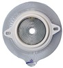 Assura Ekstra, basisplade, opklipbar 10-45mm, med bælteører, 50 mm ring