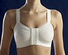 CareFix Post-Op Bra BH, Alice, frontluk. hægter, justerbar stropper, hvid, xx-large