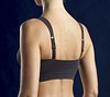 CareFix Post-Op Bra BH, Anna, frontluk. lynlås, justerbar stropper, sort, large