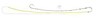 Rüsch Superglide DD, ureterstent 26cm, hydrogel, åben grisehale, steril, ch 6