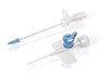 Codan CLiP Ported, Clip Ported-infusionskanyle, blå, PUR, steril, 22G, 0,8 mm x 25 mm