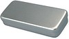 UPL, æske, aluminium, grå, til tørsterilisation, 17 cm x 7 cm x 3 cm