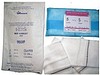AST OP-kompres X-ray, gaze, 12 lag, orange label, brev a 5 stk, steril, 10 cm x 10 cm
