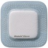 Biatain Silicone, border med silikone, steril, 7,5 cm x 7,5 cm, skumstr. 4,5 x 4,5 cm