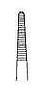 Nopa, pincet, anatomisk, lige, 11,5 cm