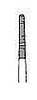 Nopa, pincet, anatomisk, model USA, smal, 14,5 cm