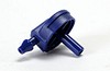 Omron, Air Plug konnektor, blå (vinklet)