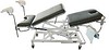 Rehab Care undersøgelsesleje, 3-delt, gyn, sort skai, næsehul, el.højde, hånd, 200 cm x 70 cm x 47-101 cm