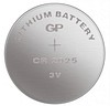 GP, knapcellebatteri, lithium 3V, CR2025