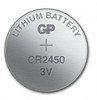 GP, knapcellebatteri, lithium 3V, CR2450