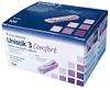 Unistik 3, engangsfingerprikker Comfort, lilla 1,8mm, steril, 28G