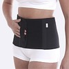 Nordicare Stomi BAS bælte, velcro, klipbar, sort, L: 90-105 cm, H: 20 cm, medium