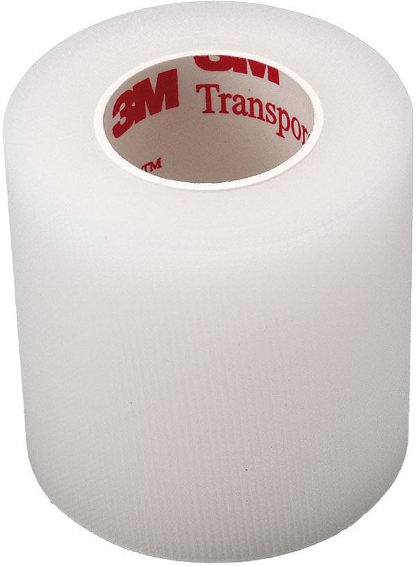 Transpore, fikseringstape, perforeret, 5 cm x 9,1 m