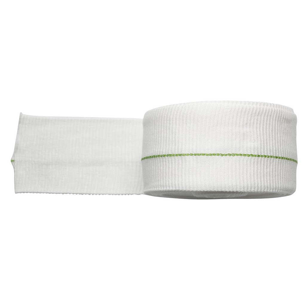 Tubifast 2-way stretch, rørbandage, grøn, 5 cm x 10 m