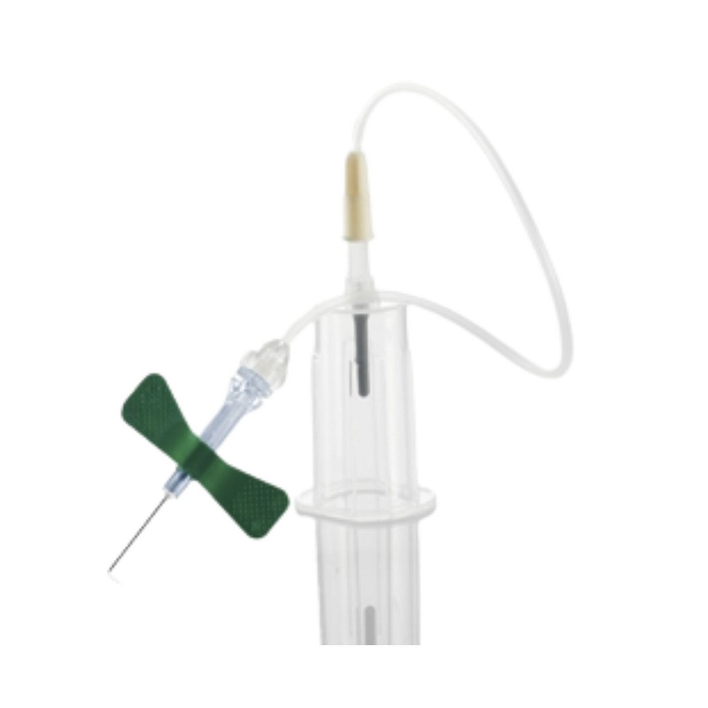 Vacuette, blodprøvetagningssæt med holder, pushbutton, 30cm, 21G x 3/4in, 0,8 mm x 19 mm