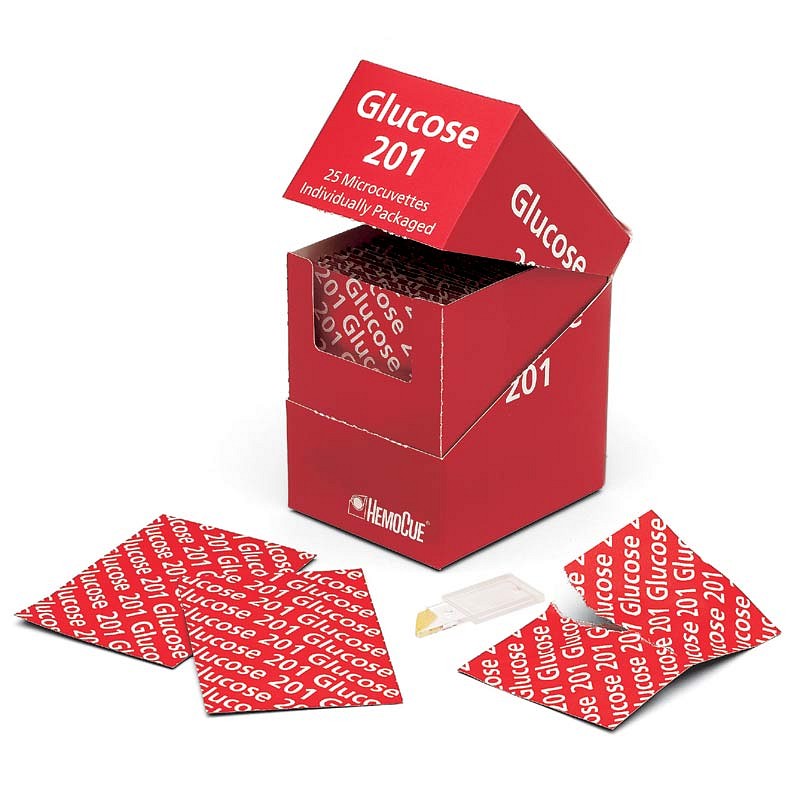HemoCue, Glukose 201 Kuvetter enkeltvis pk.
