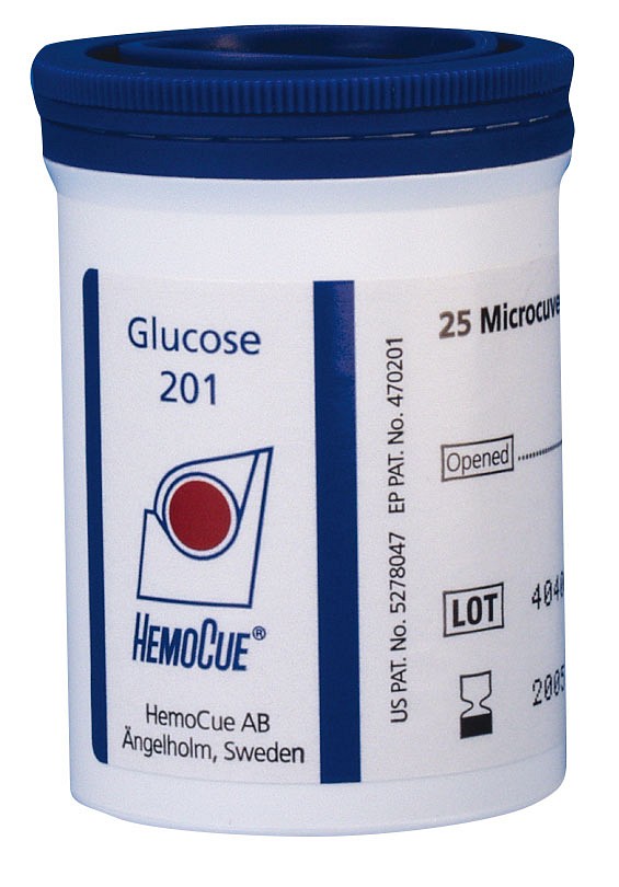 HemoCue, Glukose 201 Kuvetter