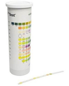 Combur, Urintest, 10 UX, maskinel + visuel aflæsning