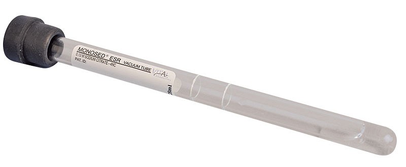Monosed, sænkningsrør, ESR, 1,28 ml