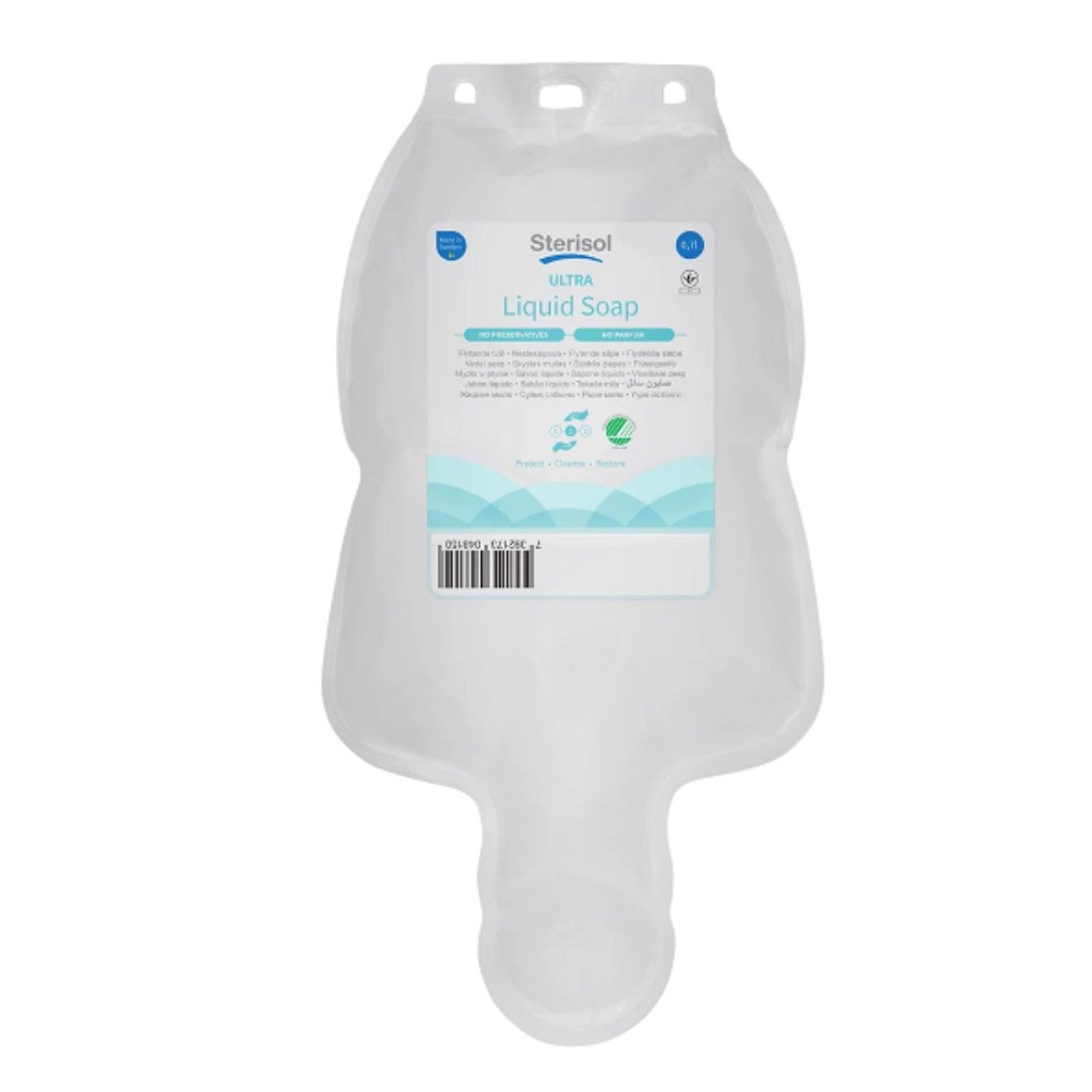 Sterisol, flydende håndsæbe, ultra mild uden parfume, 700 ml