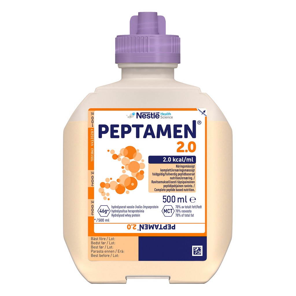 Peptamen 2.0, sondeernæring, 500 ml