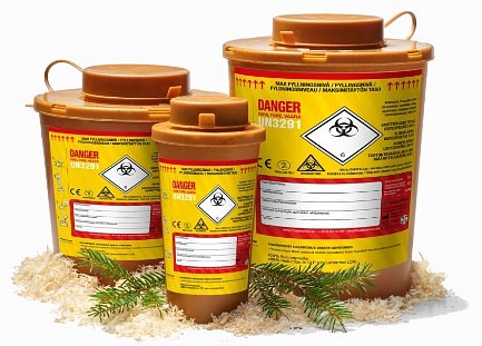 WoodSafe, Kanylebøtte, UN-godkendt, 3 l