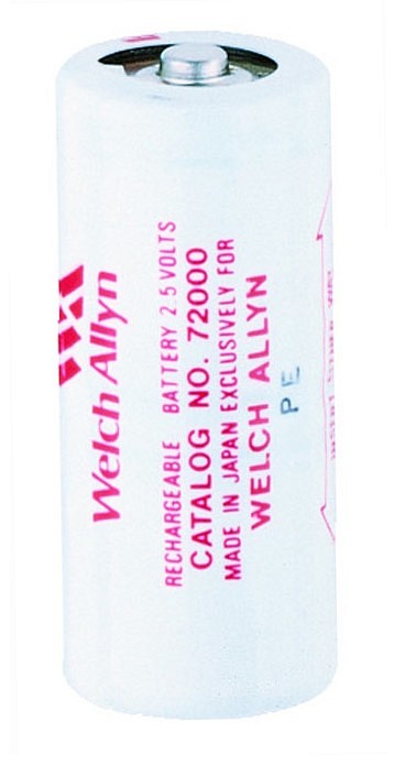 Welch Allyn, genopladeligt batteri 2,5V, rød til 60700