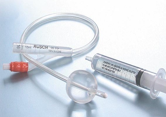 Rüsch Aquaflate, ballonkat, 10ml, Tiemann, silikone, forf. spr, st, ch 16