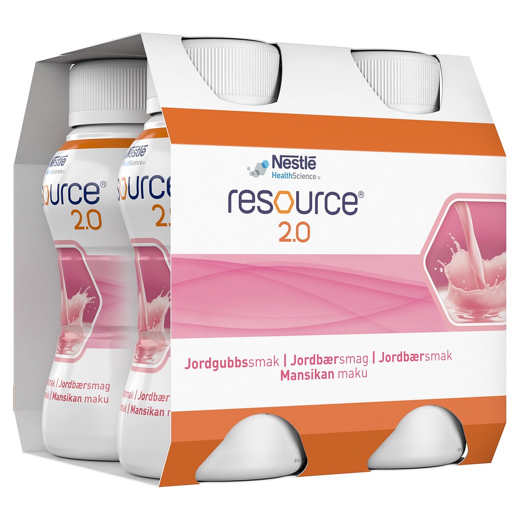 Resource 2.0, jordbær, 200 ml