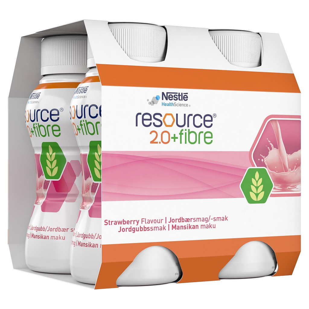 Resource 2.0 Fibre, jordbær, 200 ml
