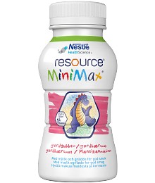 Minimax, drik jordbær, 200 ml