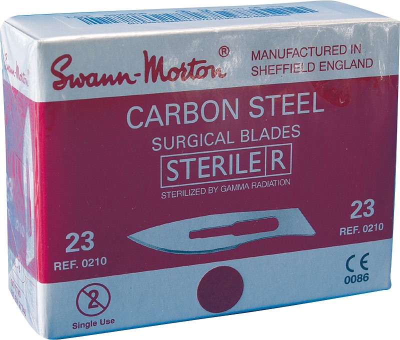 Swann-Morton, skalpelblad nr. 23, steril
