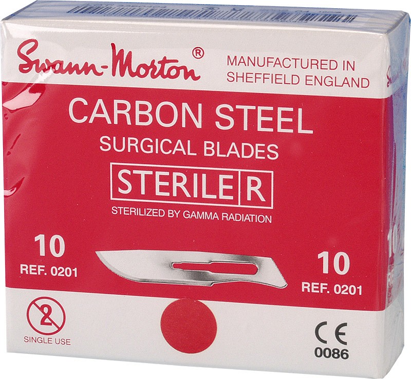 Swann-Morton, skalpelblad nr. 10, steril