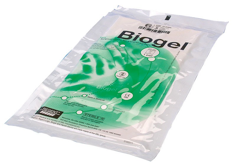 Biogel Standard, OP handske, latex, pudderfri, steril, str 7,5