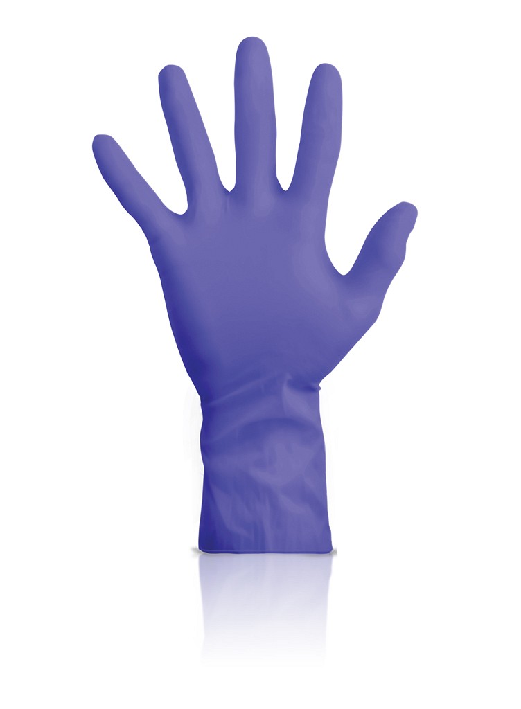 Klinion Protection Sensitive, nitrilhandske, acc free, langt skaft, medium