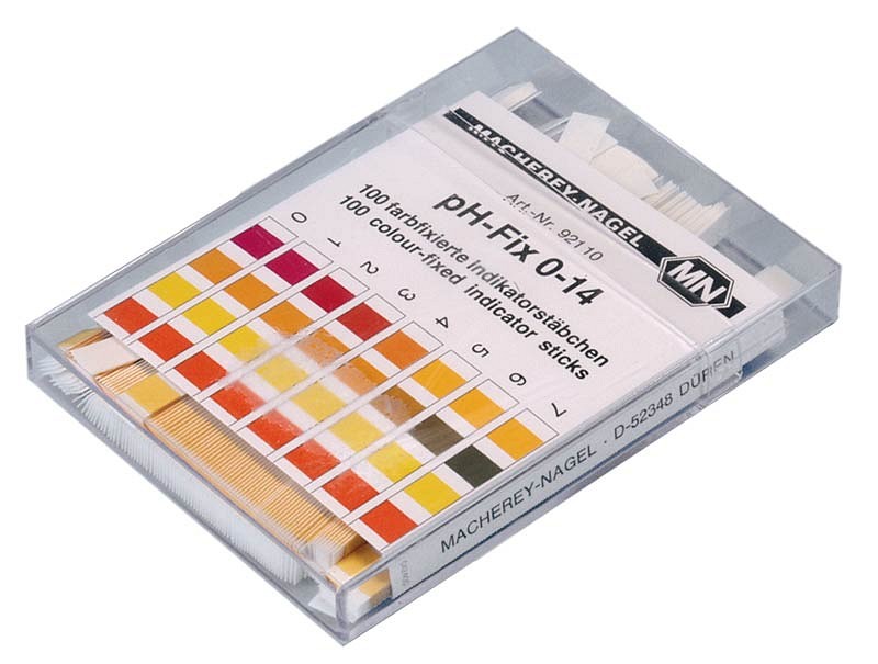 pH sticks, 0-14, pH graduering 1,0