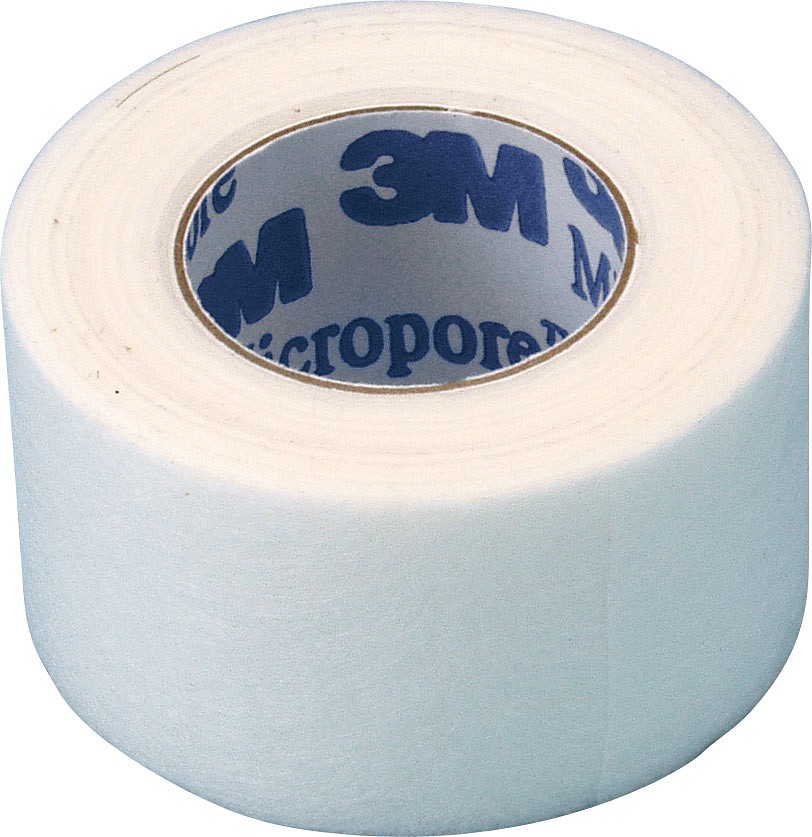 Micropore, fikseringstape, hvid, 1,25 cm x 9,1 m