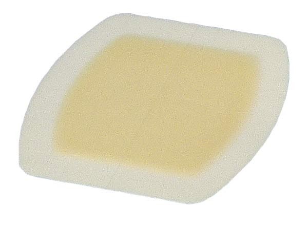 Hydrocoll Standard, hydrocolloid bandage med affasende kanter, steril, 7,5 cm x 7,5 cm