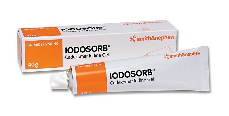 Iodosorb, salve, steril, 10 g tube