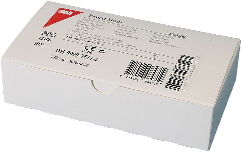 Nexcare Aqua Strips, vandtæt plaster m/kompres (12x28mm), 2,7 cm x 5,7 cm