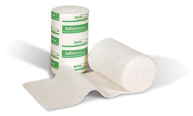 Soffban Natural, absorberende polsterbind, grøn pakning, 10 cm x 2,7 m